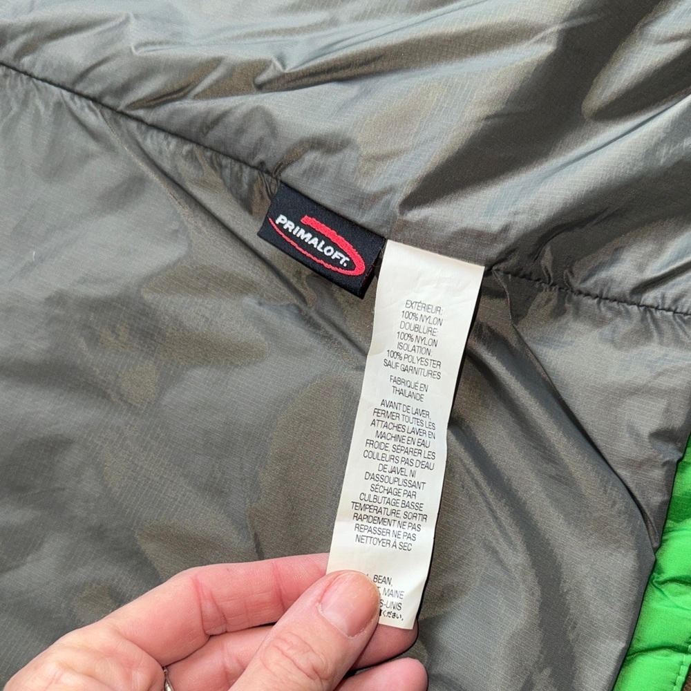 L.L. Bean Vibrant Green Quilted Vest - Picture 4 of 7